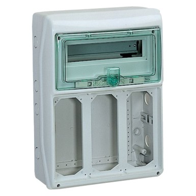 13162 - Schneider Electric - Kaedra - cabinet - for sockets - 340 x 460 mm - 13 modules - 3 openings