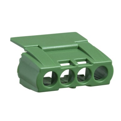 13581 - Schneider Electric - Kaedra - IP2 cover for 4-hole terminal block - green