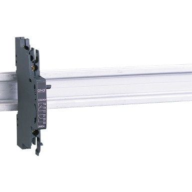 19071 - Schneider Electric - Auxiliary double OC contact, Acti9 NG125, 2 OC, 220VAC to 240VAC (max 6A), 415VAC (max 3A)