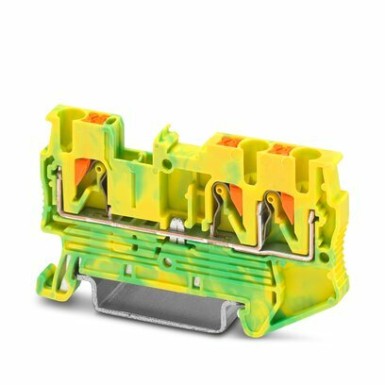 3209565 - Phoenix Contact - 50 Protective conductor terminal blocks - PT 2.5-TWIN-PE - Pack of 50 units 3209565