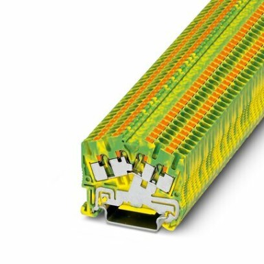 3212011 - Phoenix Contact - 50 Protective conductor terminal blocks - PTS 2.5-QUATTRO-PE - Pack of 50 units 3212011