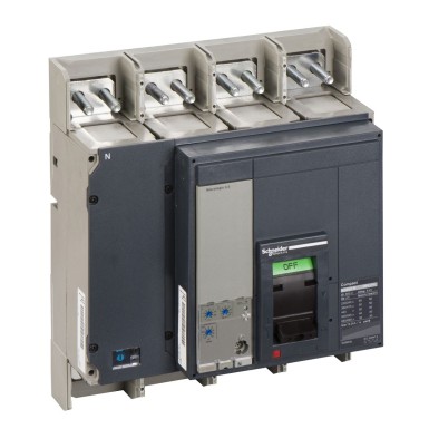 33469 - Schneider Electric - Circuit breaker, ComPact NS800N, 50kA/415VAC, Micrologic 2.0 trip unit, 800A, fixed, 4P 4d