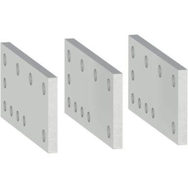 33644 - Schneider Electric - Cable lug adapters, MasterPacT NT, ComPacT NS630b to NS1600, connection up to 4 cables with lugs, set of 3 parts