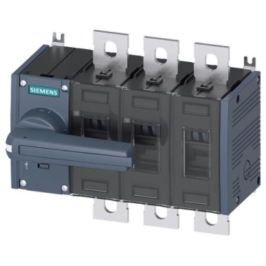 3KD4232-0PE10-0 - Siemens - Switch-disconnector 400 A, Size 3, 3-pole Front operating mechanism left Complete unit with direct operating mechanism gray flat terminal