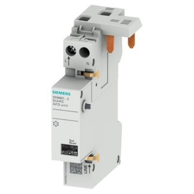 5SM6011-2 - Siemens - AFDD Fire Breaker Block, 1-16 A 230 V for MCB or RCBO 1+N 1 MW