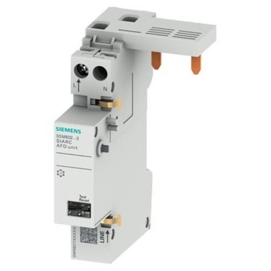 5SM6021-2 - Siemens - AFDD Fire Breaker Block, 1-16A 230V for CB and RCBO 1+N 2MW
