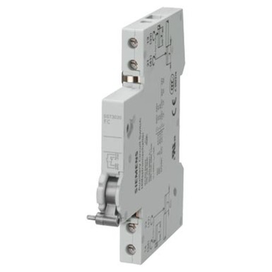 5ST3020 - Siemens - 1 NO + 1 NC fault signaling block, for 5SL, 5SY, 5SP FI/LS 5SU1, FI 5SV circuit breaker (5ST3805-1 handle connector mandatory for 5SU1)