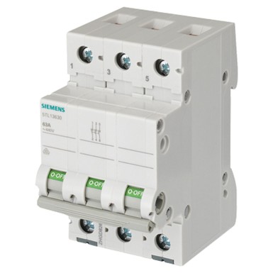 5TL1380-0 - Siemens - 80A 3-pole stop switch
