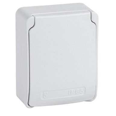 81142 - Schneider Electric - PratiKa - waterproof box for RJ45 socket - IP65 IK09 - 1 RJ45 connector