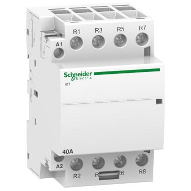 A9C20847 - Schneider Electric - Acti9, iCT contactor 40A 4NC 230...240VAC 50Hz