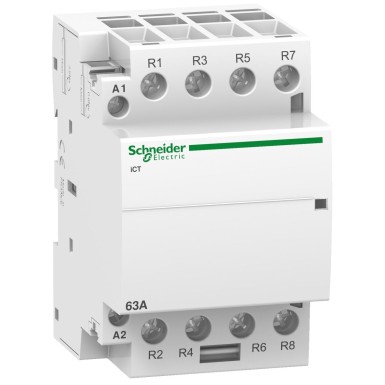 A9C20867 - Schneider Electric - Acti9, iCT contactor 63A 4NC 220...240VAC 50Hz