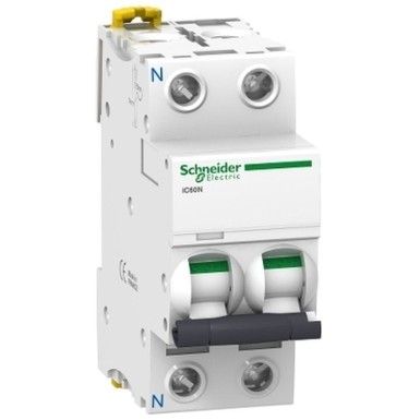 A9F78625 - Schneider Electric - Miniature circuit breaker (MCB), Acti9 iC60N, 1P+N, 25A, B curve, 6kA/10kA