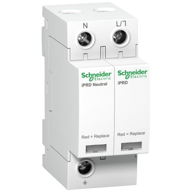 A9L20501 - Schneider Electric - Acti9, iPRD 20r surge arrester 1PN, 20kA 350V, with signaling report