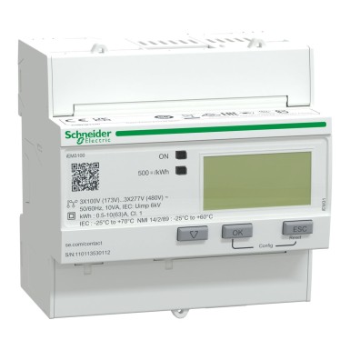 A9MEM3100 - Schneider Electric - Acti9 iEM - tri energy meter - 63A