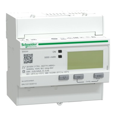 A9MEM3200 - Schneider Electric - Acti9 iEM - energy meter class 0.5s - tri - TI