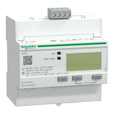 A9MEM3250 - Schneider Electric - Acti9 iEM - three-phase energy meter - TI - Modbus