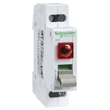 A9S61232 - Schneider Electric - Acti9, iSW control switch with indicator light 230V 2P 32A 250VAC