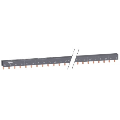 A9XPH557 - Schneider Electric - Acti9 iC60 - comb with teeth - 3 x N+P - 100A - 57 modules of 18mm