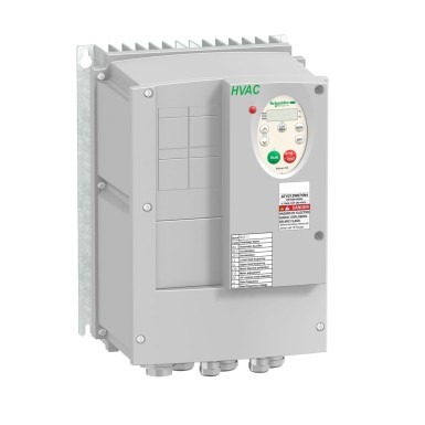 ATV212W075N4 - Schneider Electric - Altivar - ATV212 variable speed drive - 3ph - 0.75kW - 1hp - 480V - CEM - IP55
