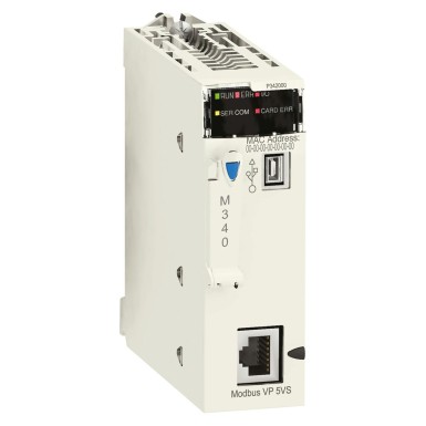 BMXP342000 - Schneider Electric - Modicon M340 - processor - 1024 discrete I/O 256 ANA I/O - 1Modbus