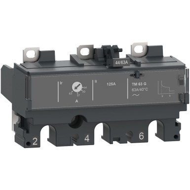C103MG040 - Schneider Electric - Trip unit TM40G, ComPacT NSX100/160, 3 poles, thermal magnetic protections, generator protection, 40A rating