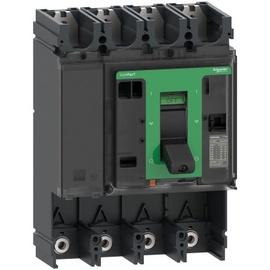 C40F4 - Schneider Electric - Circuit breaker basic frame, ComPacT NSX400F, 36kA/415VAC, 4 poles, 400A frame rating, without trip unit