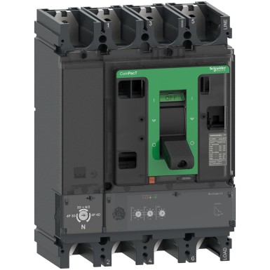 C40F42D400 - Schneider Electric - Circuit breaker, ComPacT NSX400F, 36kA/415VAC, 4 poles, MicroLogic 2.3 trip unit 400A