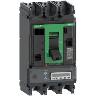 C40V35E400 - Schneider Electric - Circuit breaker, ComPacT NSX400HB1, 75kA/690VAC, 3P, MicroLogic 5.3E trip unit 400A