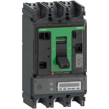 C40W36E400 - Schneider Electric - Circuit breaker, ComPacT NSX400HB2, 100kA/690VAC, 3P, MicroLogic 6.3E trip unit 400A