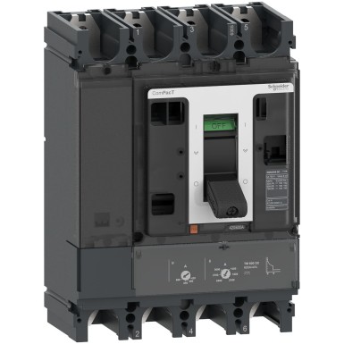 C63F4TM600D - Schneider Electric - ComPacT NSX630F DC - DC circuit breaker - TM-DC 600A - 4P4D - 36kA - fixed mounting