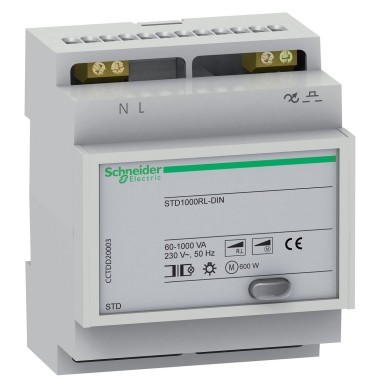 CCTDD20003 - Schneider Electric - STD - remote dimmer - 1000W - DIN - scenario control