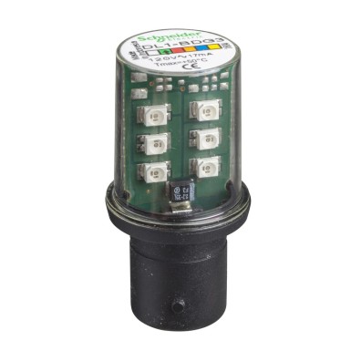 DL1BDG3 - Schneider Electric - Harmony - LED signal lamp - green - BA 15d - 120V