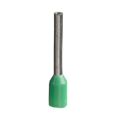 DZ5CE003 - Schneider Electric - Cable ends, Linergy TR cable ends, single conductor, green, 0.34mmІ, medium size, 10 sets of 100