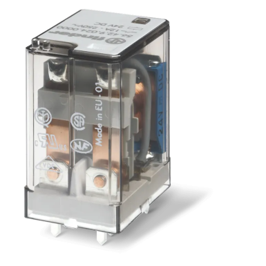 564490240000 - Finder - Miniature power electromechanical relay; installation on a printed circuit board; 4CO 12A; AGNI contacts; 24V DC coil; degree of protection of RTI; Options: No