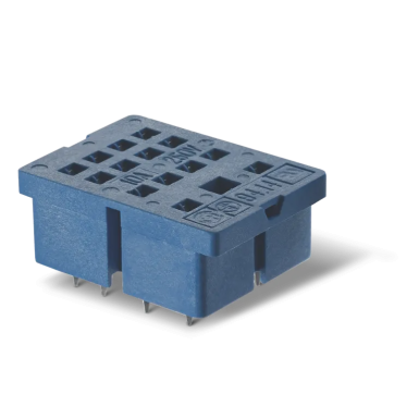 9414SMA - Finder - Socket for mounting on the board for relay 55.32, 55.34; Included Metal Clip 094.51