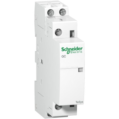 GC2520M5 - Schneider Electric - Modular contactor, TeSys GC, AC-7a, 25A, 2NO, 220 to 240VAC 50Hz coil