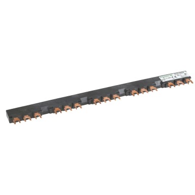 GV2G554 - Schneider Electric - TeSys GV - three-pole busbar - 63A - 5 branches - pitch 54 mm