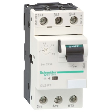 GV2RT21 - Schneider Electric - Motor circuit breaker,TeSys Deca,3P,17-23A,thermal magnetic,screw clamp terminals,toggle handle