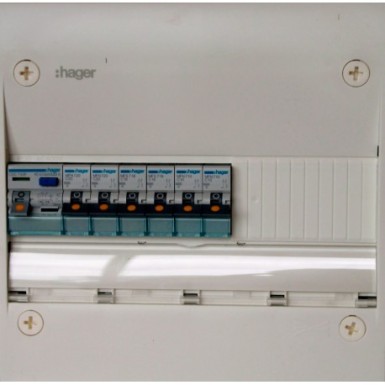 HAG13101 - Hager - Pre-wired switchboard - Gamma 13 modules 1 Row - Ref: HAG13101