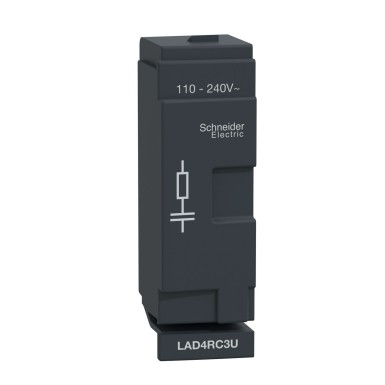 LAD4RC3U - Schneider Electric - TeSys D - interference suppression module - RC circuit - 110..240Vac