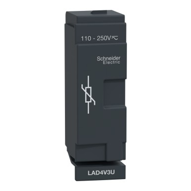 LAD4V3U - Schneider Electric - TeSys D - interference suppression module - varistor - 110..250Vac/dc