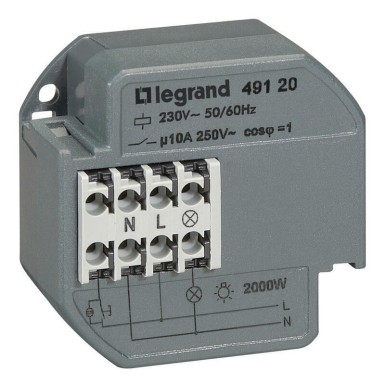 049120 - Legrand - SILENT 1P LATCHING RELAY 10AX