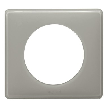 066601 - Legrand - PLATE 1P PEARL GRAY