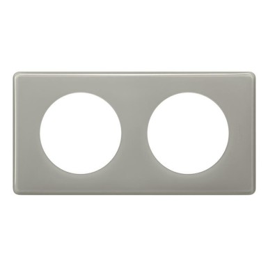 066602 - Legrand - 2P PEARL GRAY PLATE