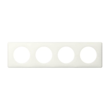 066634 - Legrand - PLATE 4 GANG WHITE