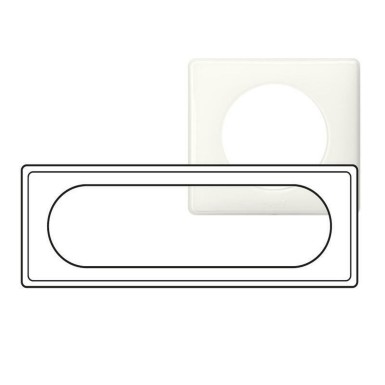 066636 - Legrand - PLATE 3G LARGE WHITE