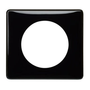 066681 - Legrand - Céliane plate - Lacquered - 1 station - Black finish - Ref: 066681