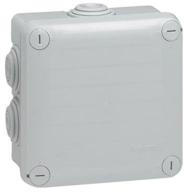 092022 - Legrand - JUNCT.BOX 105X105 GRAY 7GLAND
