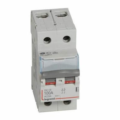 406449 - Legrand - DXі-IS switch-disconnector - 2P 400 V~ - 100 A - 2 modules - Ref: 406449