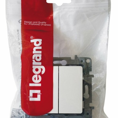 664702 - Legrand - DOUBLE TWO-WAY SW. 10AX WHITE